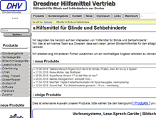 Tablet Screenshot of hilfsmittelvertrieb.de